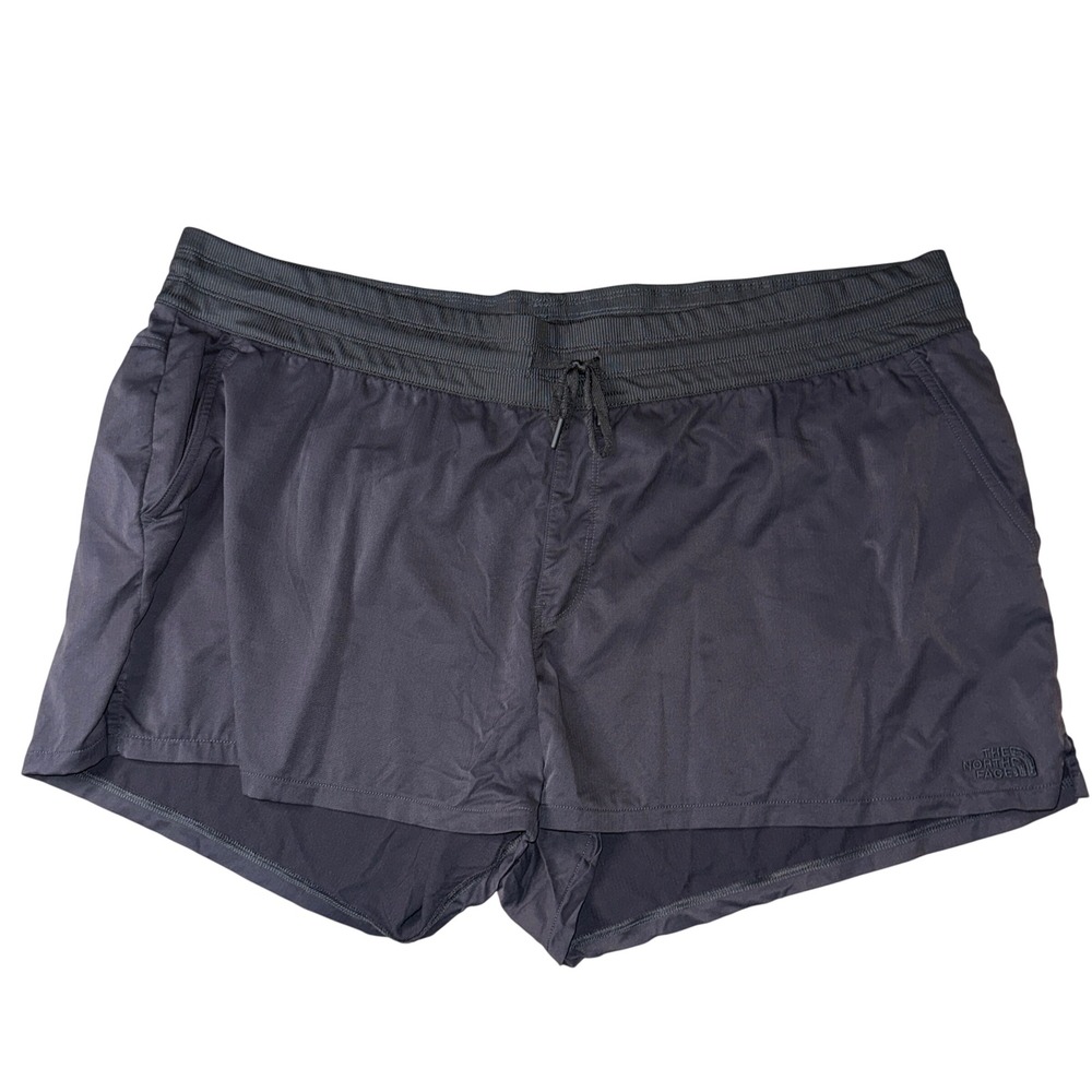 The North Face Shorts‎ 3XL Gray Elastic Waist Activewear Pockets